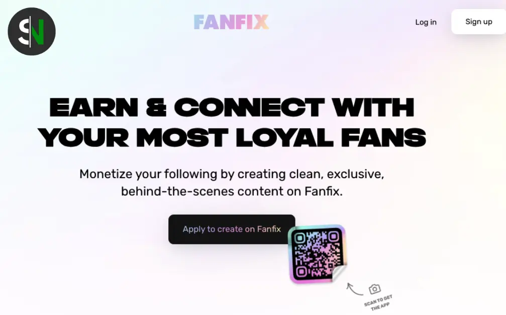 Fanfix website dashboard